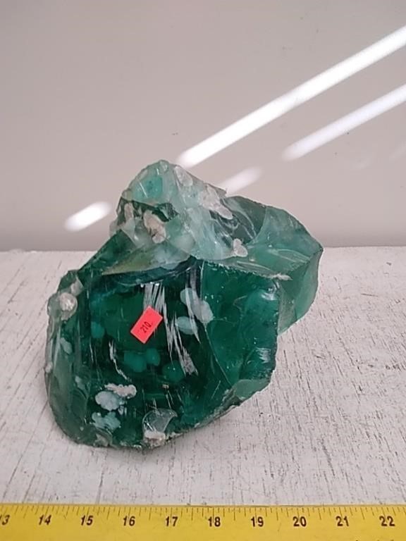 Large green agate
