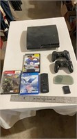 PS3 system ( untested), PS2 games, PS4 game,