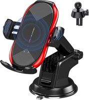 15W Qi Car Charger Mount for iPhone/Samsung