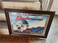 Budweiser Glass Picture.  28 by 20