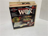 Vintage New in Box West Bend Electric Wok