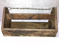 Antique Wood Tool Carrier
