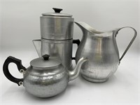 Aluminum Coffee, Pitcher, Tea Pots