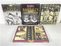 Four Large Baseball Books