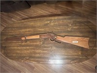 HAND MADE WOODEN GUN WALL DECOR 42" LONG