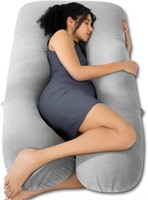 QUEEN ROSE 55in Pregnancy Pillow  Ash Grey