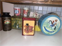 Tin Décor Storage Containers