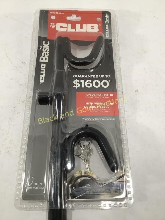 The Club Basic Steering Wheel Lock Brand New