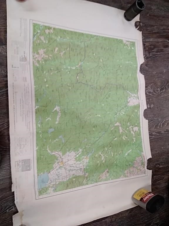 1957 Kalispell map