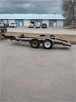 14 ft car trailer with title