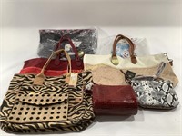 Assortment of (9) Brand New Purses with Tags