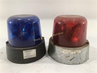 (2) Police / Firefighter Car Sirens (Red & Blue)