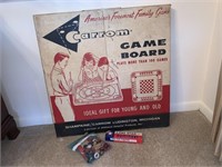 Carrom Game Board & Dominoes