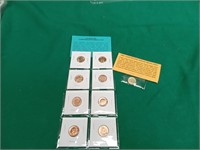 Mint medals proof set coins from Denver and