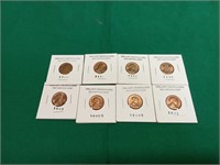 8 high grade Lincoln cents, don't sleep on these