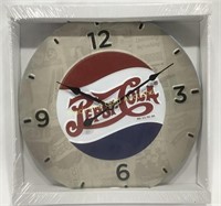 2019 Metal Pepsi Cola 16" Traditional Clock Sealed