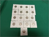 Antique Nickel lot, 17 nickels ranging from