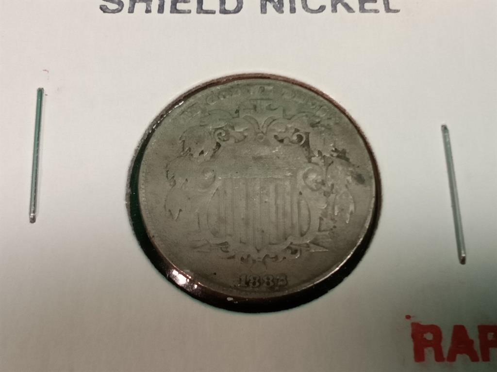 1882 nickel 5 cent piece, its a nice piece. Solid