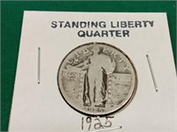 1925 silver! Standing liberty quarter.
