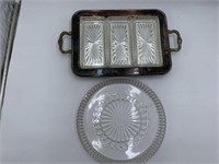 Vintage Serving Platter & Tray