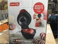 NEW!  MINI BUNDT MAKER