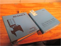 Ampex AG-440 C-8 book and AG- 440 B/A 445 BOOKS