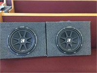 TWO KICKER SPEAKERS