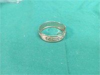 Vintage hinged bangle bracelet.