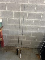2 RODS AND REELS
