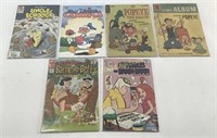 (6) Disney, Charlton, & Good Key Comic Books
