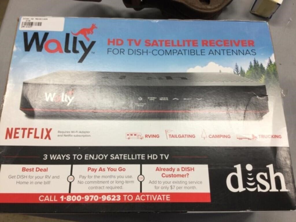 NEW!  DISH SATELLITE RECEIVER