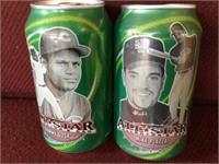 2  COLLECTIBLE ALL STAR MOUNTAIN DEW CANS