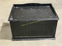 Painted Black Toy/Storage Box