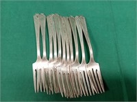 Sterling silver forks approx 13.48 oz