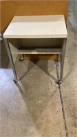 Small metal desk approx 23”x19”x26”