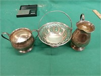 Sterling silver accent pieces, approx 12.73 oz