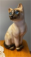 9.5” Porcelain Siamese Cat