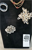 Vintage Chain & Brooches
