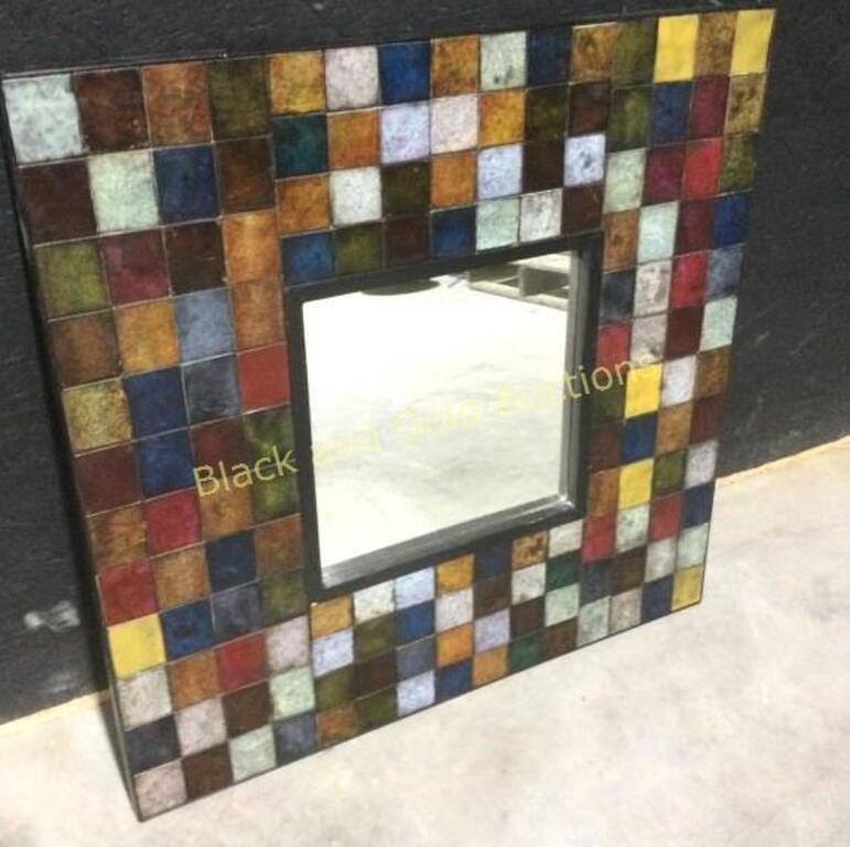 Pier 1 Imports Patina Squares Mirror