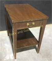 Oak End Table