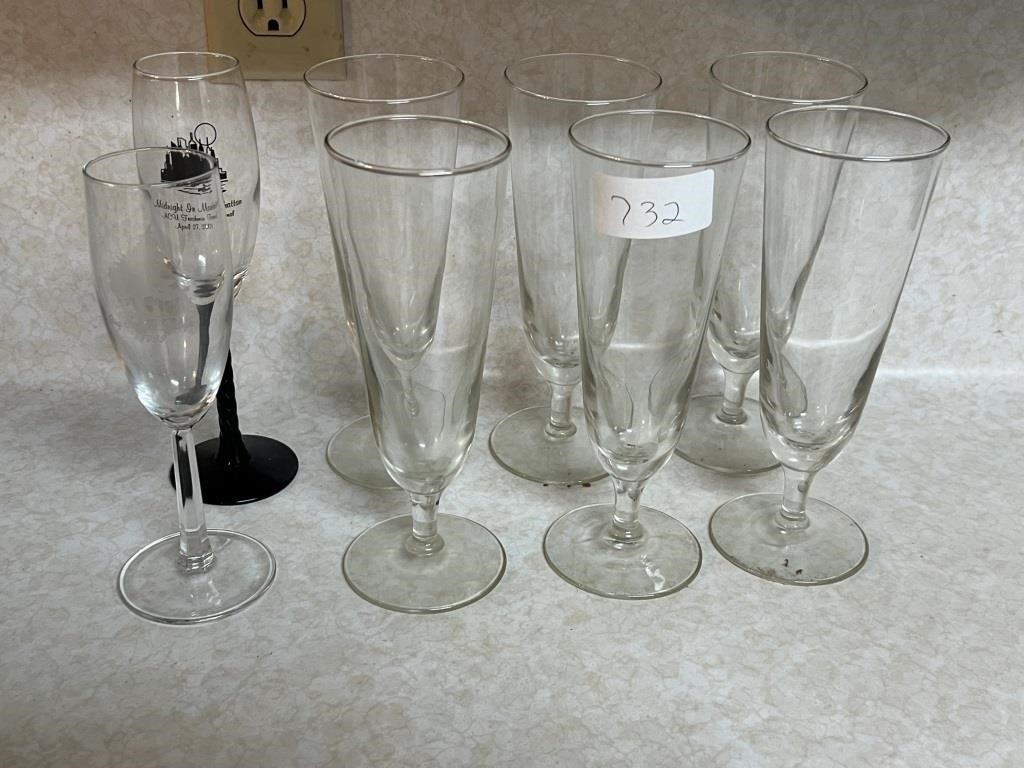 8 MISC STEM GLASSES