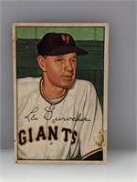 1952 Bowman #146 Leo Durocher Giants HOF Tape