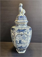 Vintage Delft by BOCH Ginger Jar/ Vase