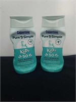 2 new 6 oz bottles of Coppertone pure and simple