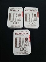 Three new gentlemen's beard kits
