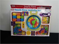 New educational teach time activity set