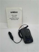 Cobra radar detector and an operating guide for a