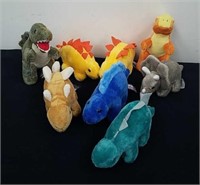New 6 in plush dinosaurs
