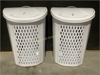 2 - Sterilite Ultra Wheeled Laundry Hampers