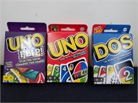 Three new Uno games